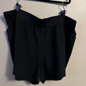 Women's Black Athletic Shorts